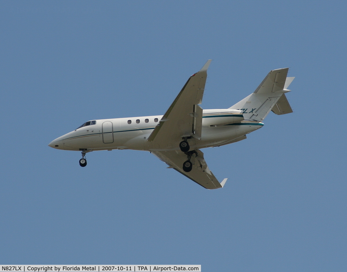 N827LX, 2007 Hawker Beechcraft Hawker 850XP C/N 258848, HS850XP