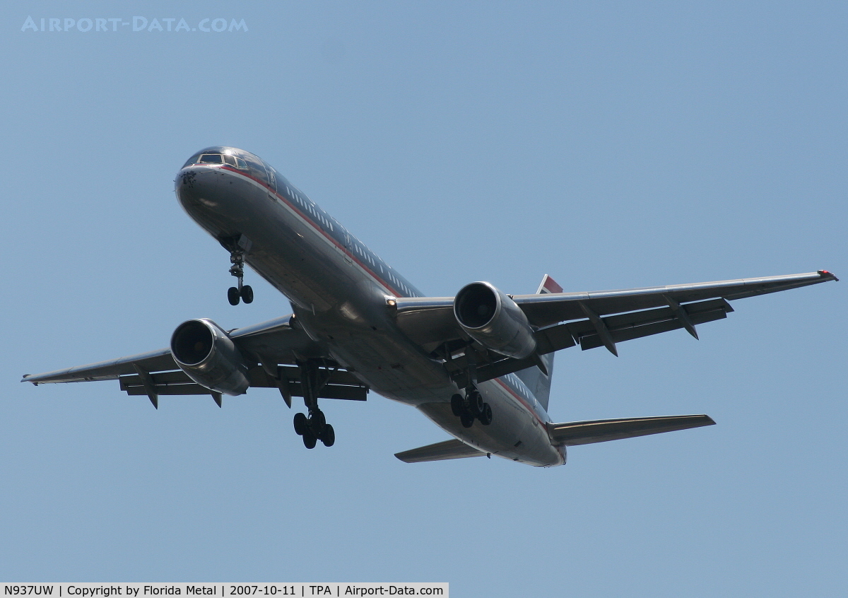 N937UW, 1994 Boeing 757-2B7 C/N 27245, US Airways