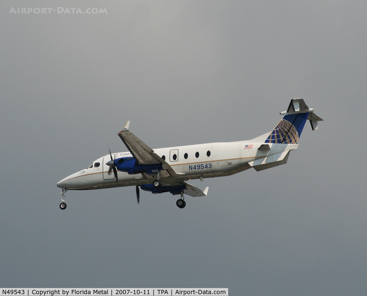 N49543, 1995 Beech 1900D C/N UE-181, Continental Connection