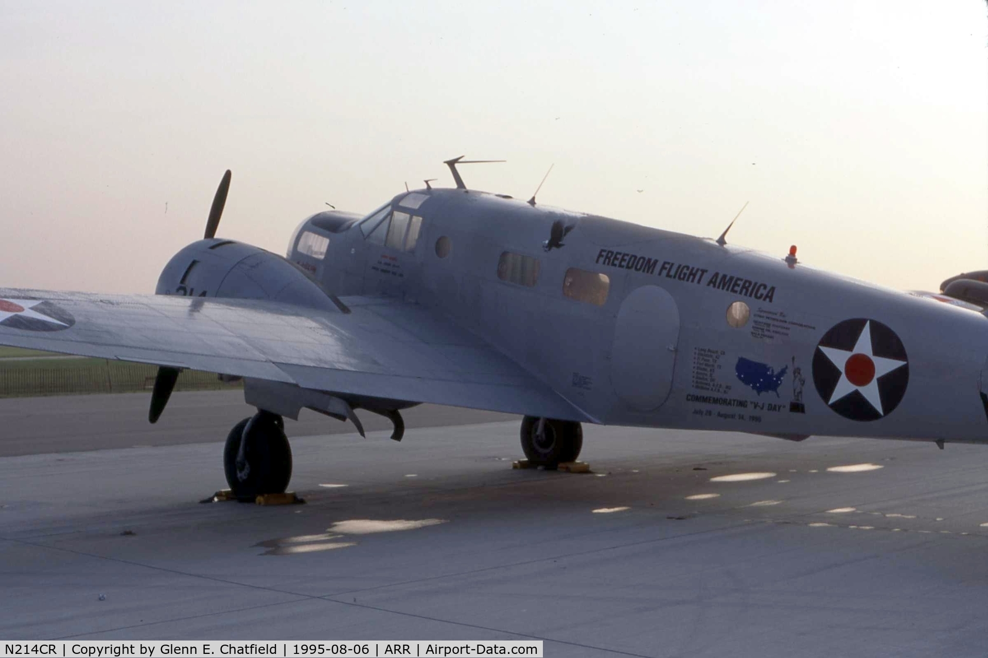 N214CR, 1958 Beech AT-11 Kansan C/N 912, At the Freedom Flight gathering