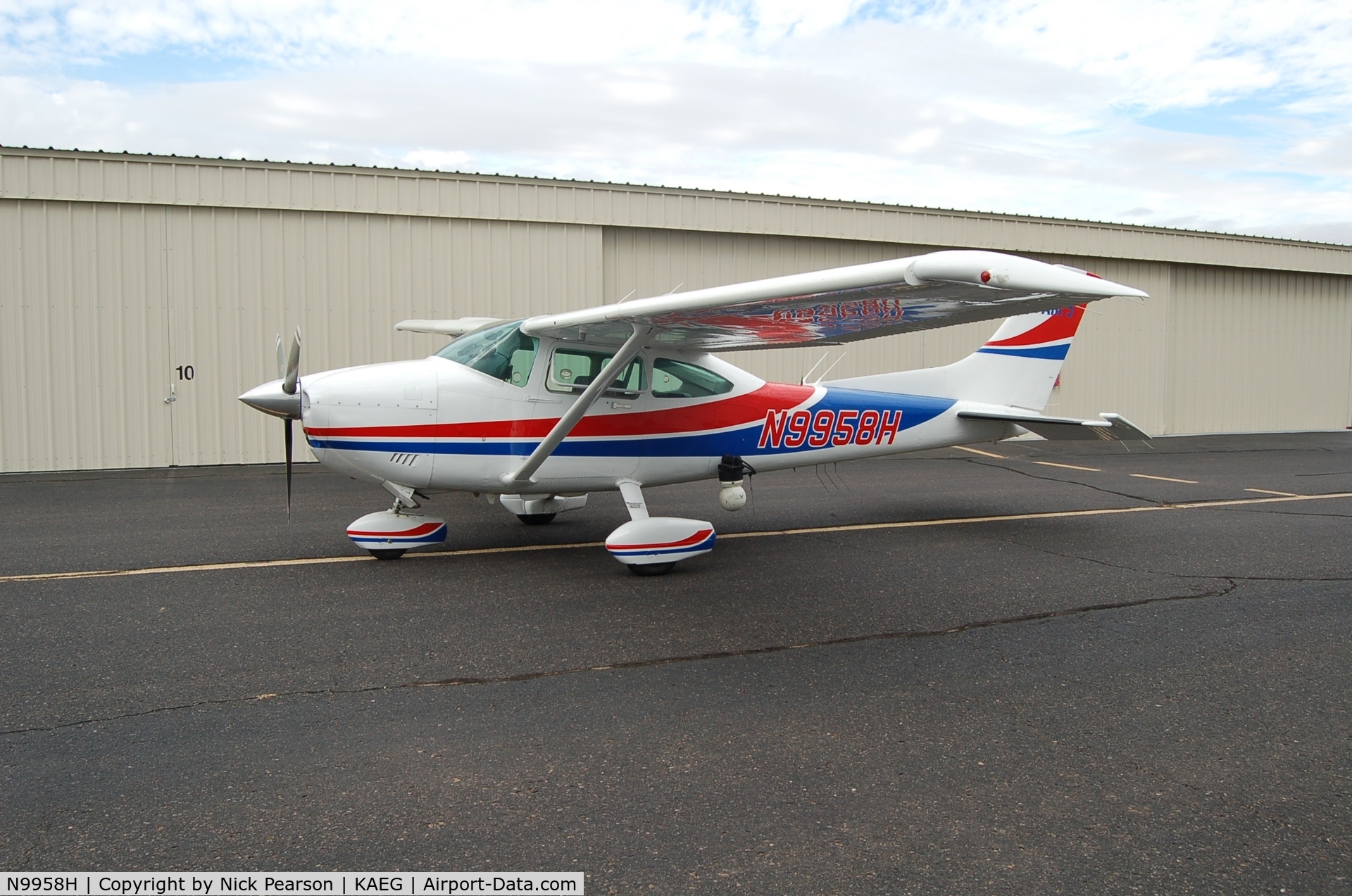 N9958H, 1981 Cessna 182R Skylane C/N 18268143, Albuquerque Police Department 