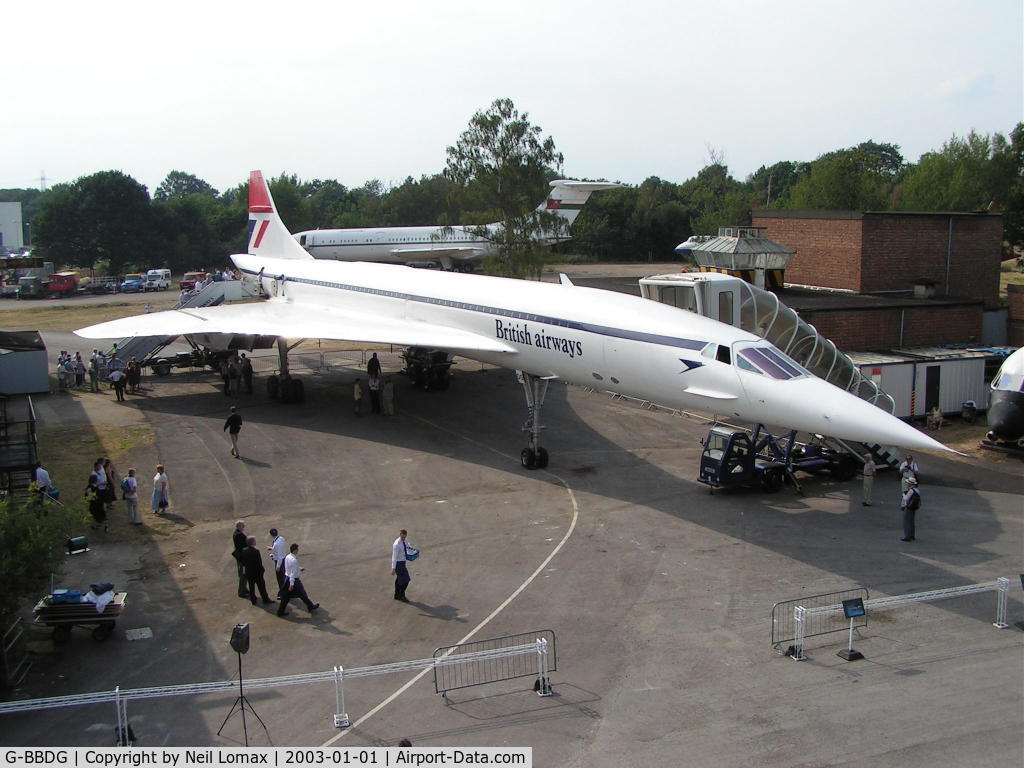 G-BBDG, 1973 BAC Concorde 100 C/N 202, Grand opening at Brooklands