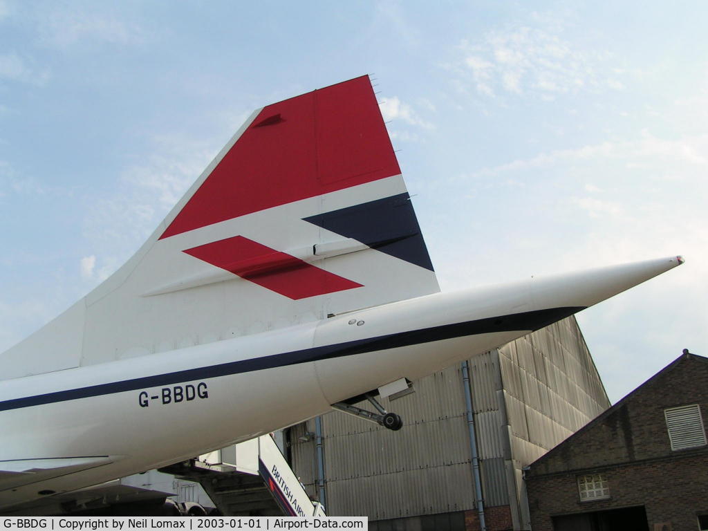G-BBDG, 1973 BAC Concorde 100 C/N 202, View of the old BA Negus & Negus livery of 1974