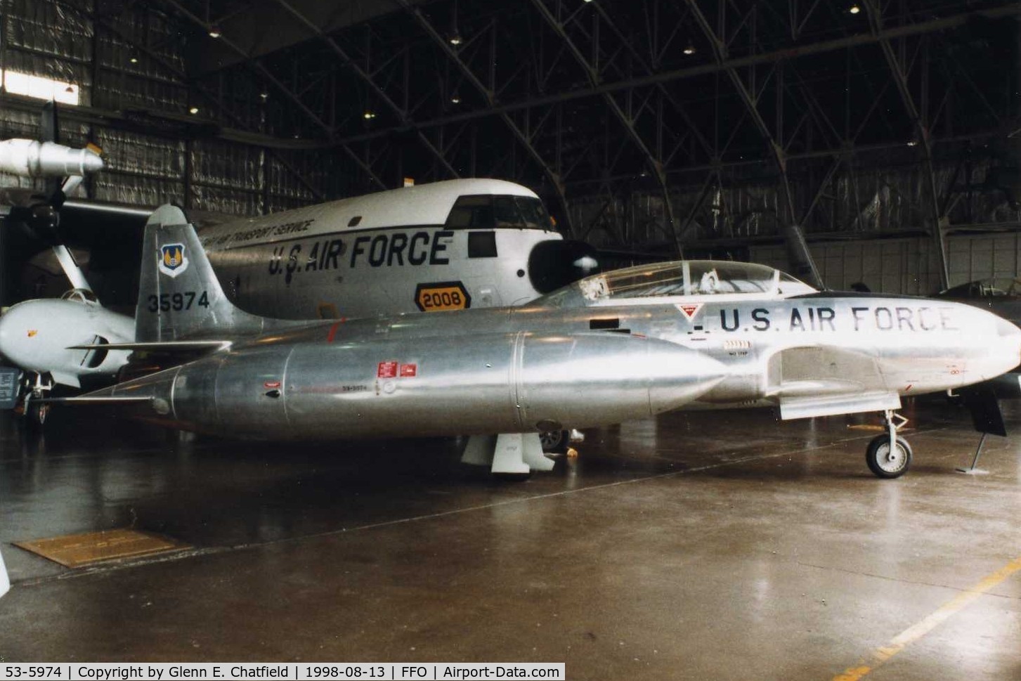 53-5974, 1953 Lockheed T-33A-5-LO Shooting Star C/N 580-9456, T-33A at the National Museum of the U.S. Air Force