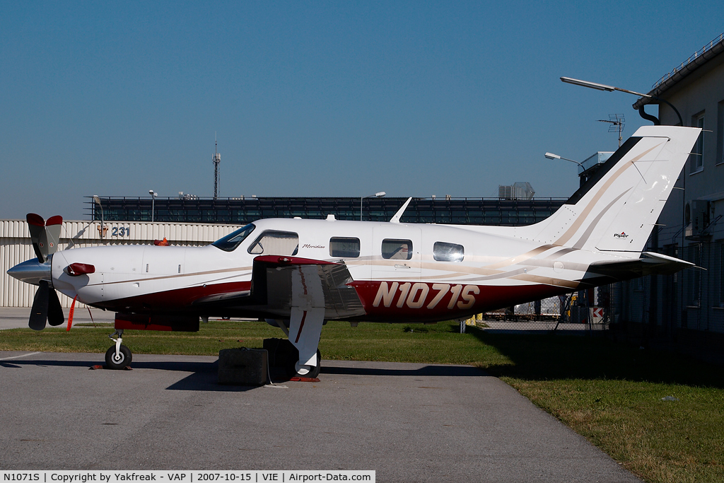 N1071S, Piper PA-46-500TP Malibu Meridian C/N 4697298, Piper 46 Malibu