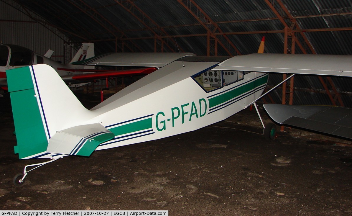 G-PFAD, 1982 Wittman W-8 Tailwind C/N PFA 031-10259, Wittman Tailwind