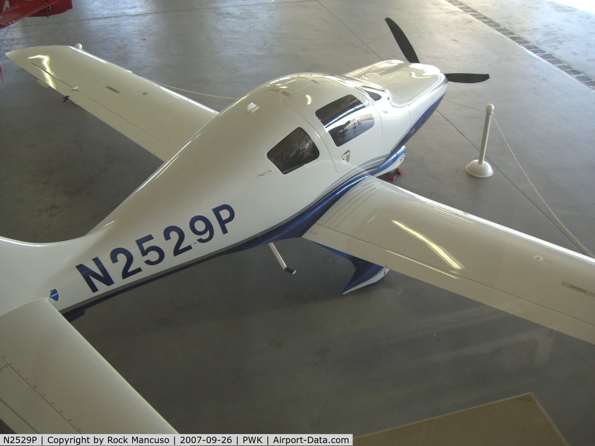 N2529P, 2005 Lancair LC41-550FG C/N 41521, N2529P hangared at PWK