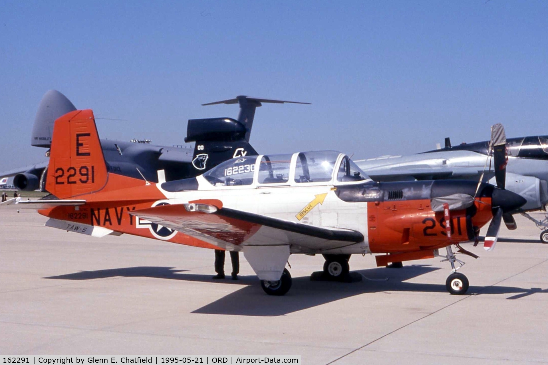 162291, Beechcraft T-34C Mentor C/N GL-289, T-34C at the AFR/ANG open house