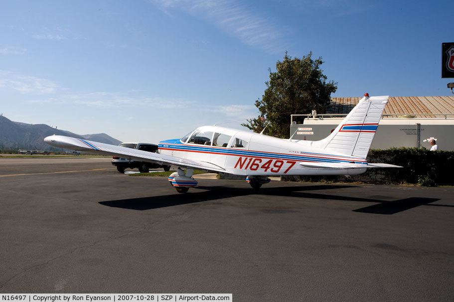 N16497, 1973 Piper PA-28-235 Cherokee Charger C/N 28-7310101, Piper