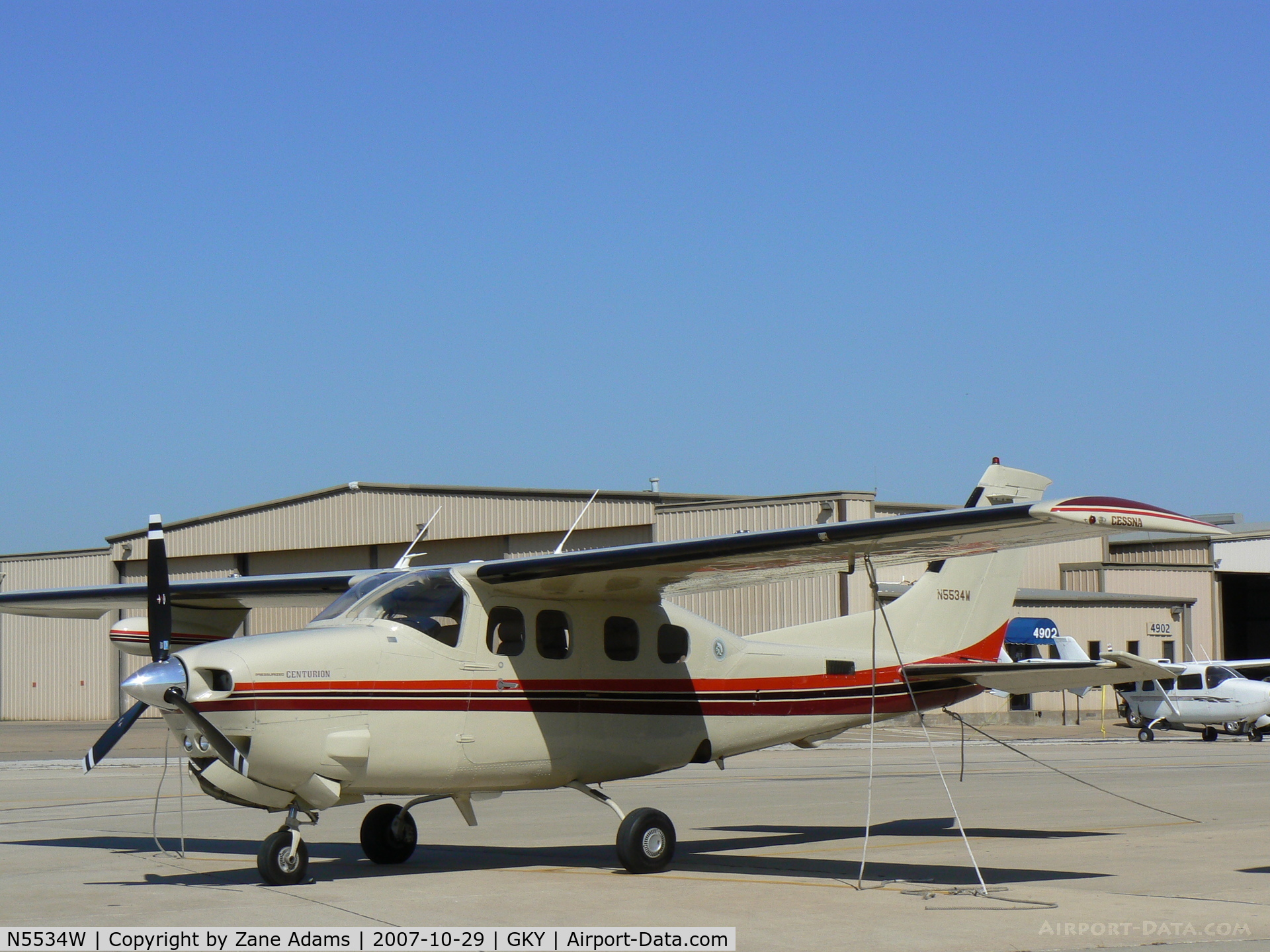 N5534W, 1981 Cessna P210N Pressurised Centurion C/N P21000707, At Arlingotn Muni