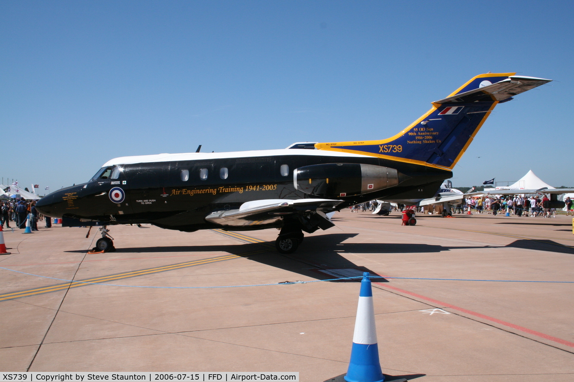 XS739, 1966 Hawker Siddeley HS.125 Dominie T.1 C/N 25081, Royal International Air Tattoo 2006