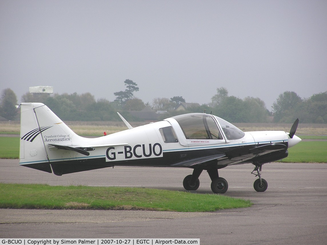 G-BCUO, 1975 Scottish Aviation Bulldog Series 120 Model 122 C/N BH120/371, Bulldog at Cranfield