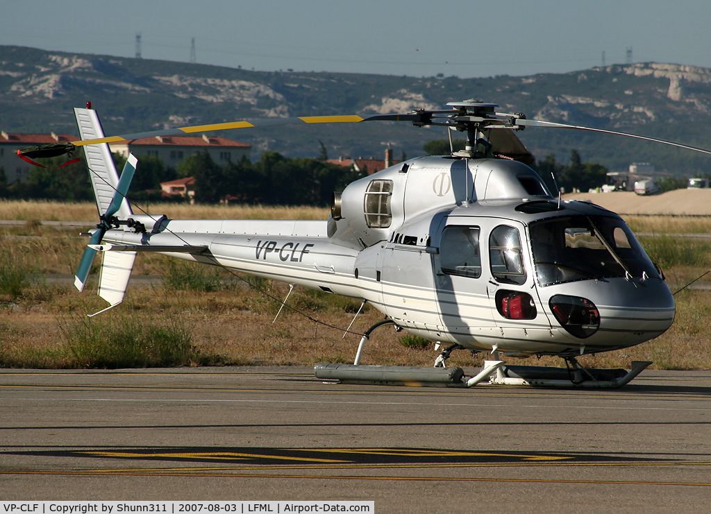 VP-CLF, 2001 Eurocopter AS-355N Ecureuil 2 C/N 5691, Parked at the General Aviation apron...