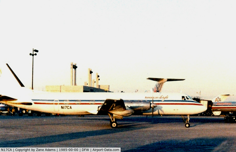 N17CA, 1963 Grumman G-159 Gulfstream 1 C/N 123, Chaparral Airlines in American Eagle paint