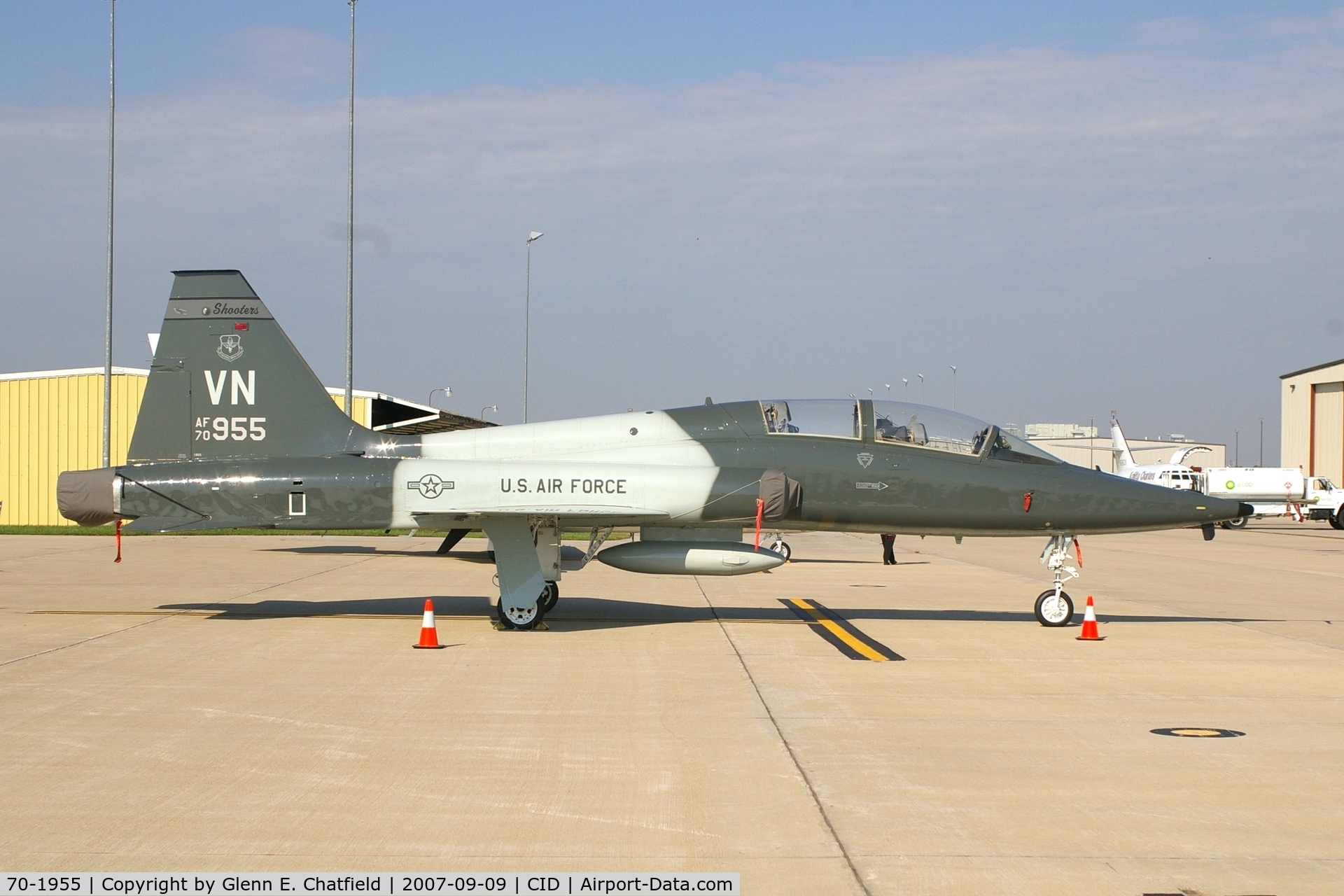 70-1955, 1970 Northrop T-38C Talon C/N T.6288, T-38A in for a visit