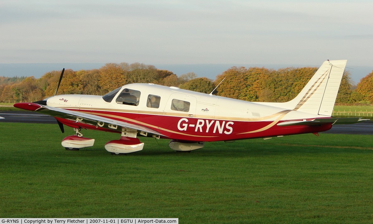 G-RYNS, 2007 Piper PA-32-301FT 6X Saratoga C/N 3232071, Newly acquired Pa32-301FT