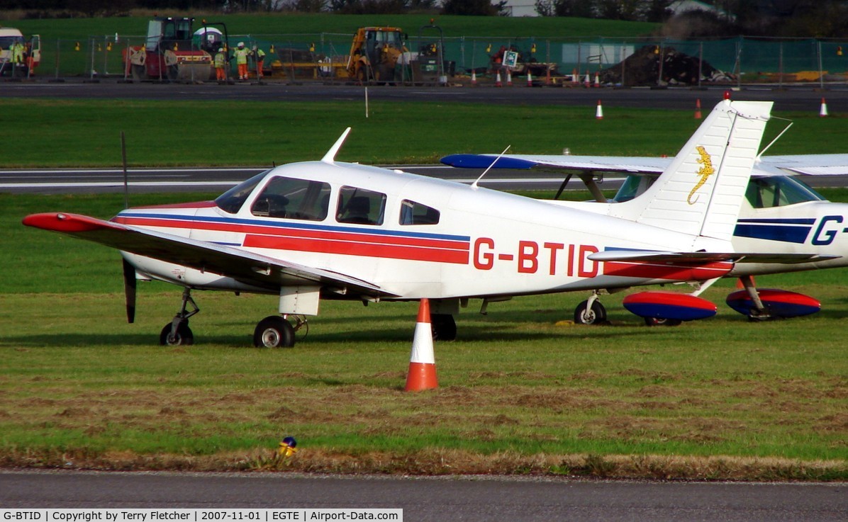 G-BTID, 1985 Piper PA-28-161 Warrior II C/N 28-8116036, Exeter Airport  , Devon  , UK