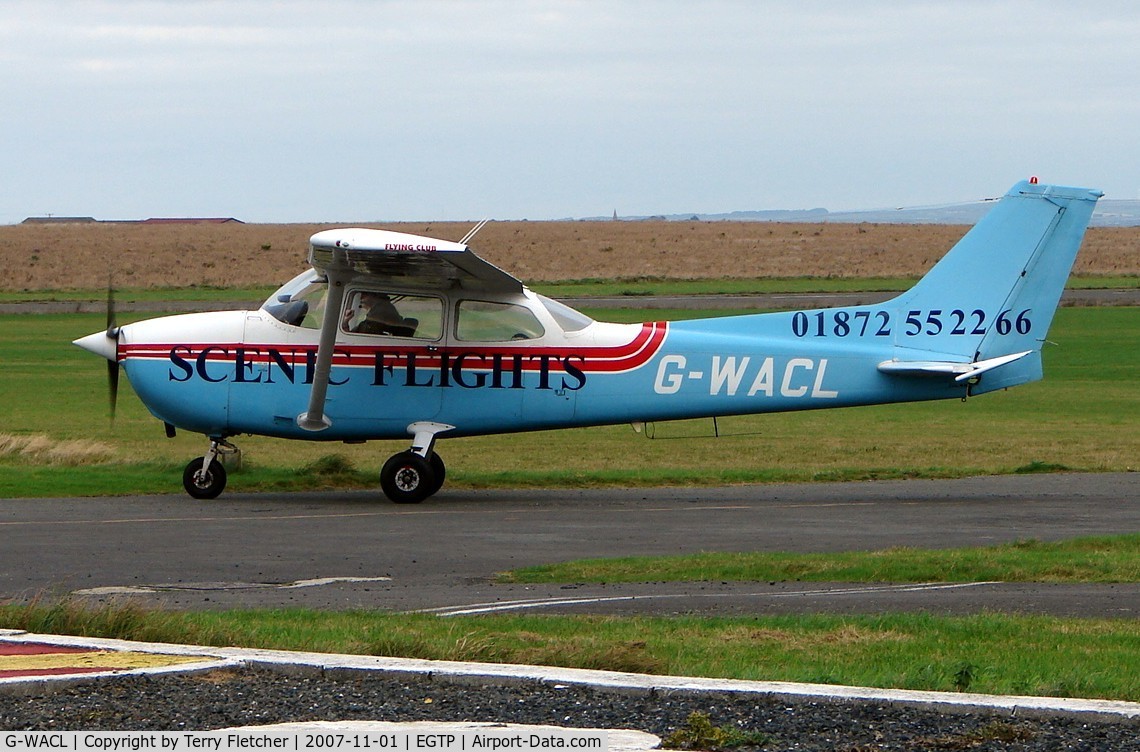 G-WACL, 1979 Reims F172N Skyhawk C/N 1912, Perranporth , Cornwall  , UK