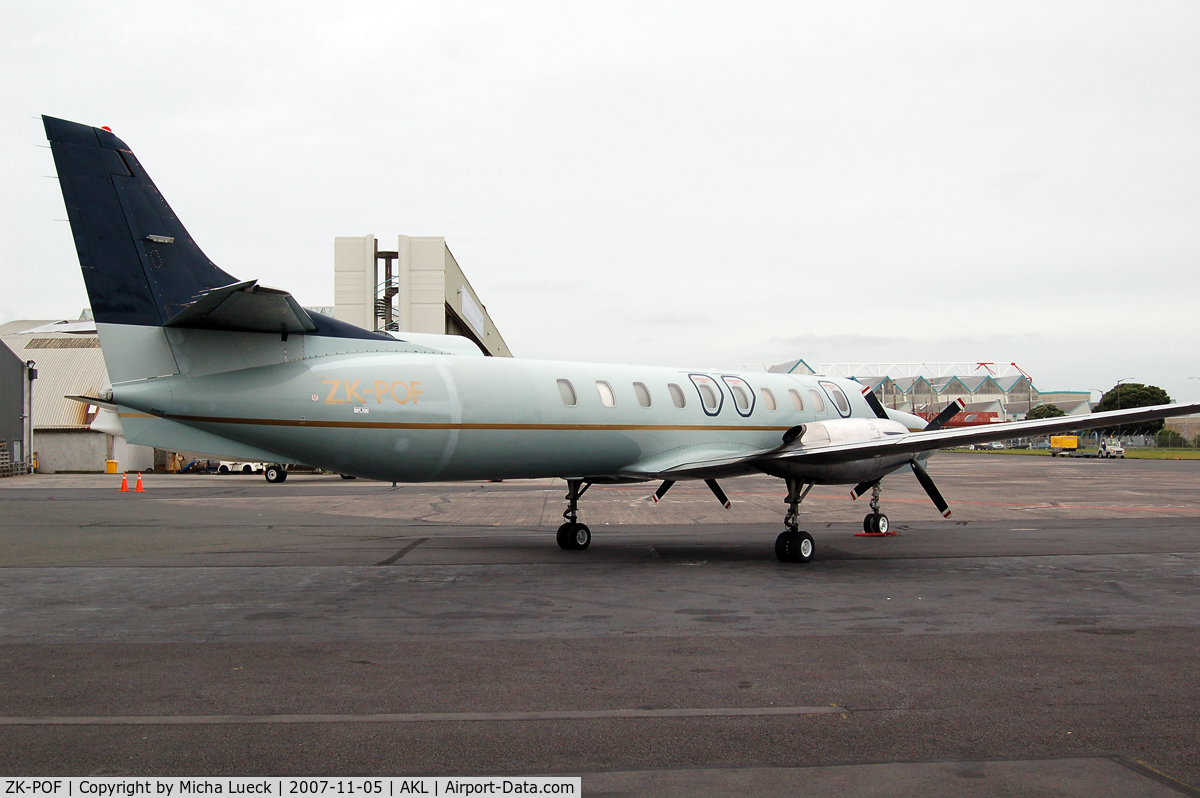 ZK-POF, 1993 Fairchild SA-227DC Metro 23 C/N CC-844B, Parked in Auckland