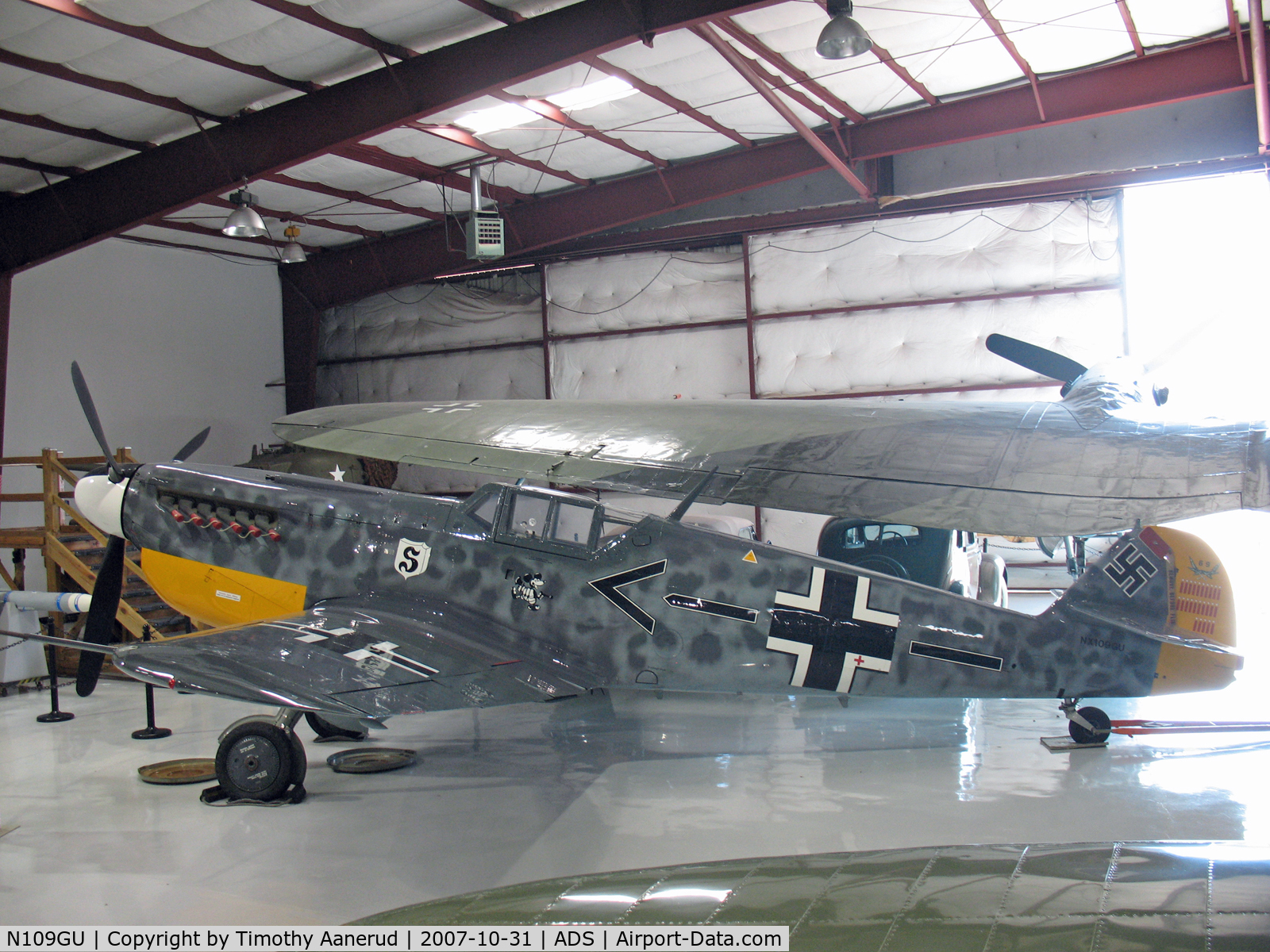 N109GU, 1958 Hispano HA-1112-M1L Buchon C/N 235, Cavanaugh Flight Museum