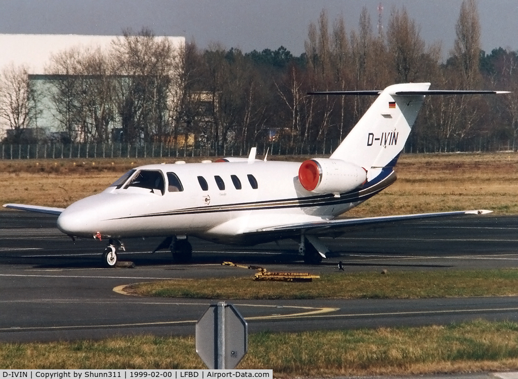 D-IVIN, 1997 Cessna 525 CitationJet C/N 525-0188, Parked at the General Aviation apron