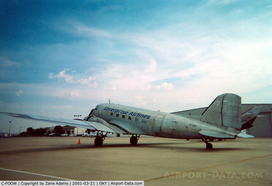 C-FOOW, 1942 Douglas DC3C-S1C3G (C-47A) C/N 13342, At Arlingotn Muni