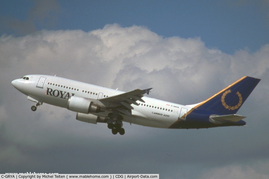 C-GRYA, 1988 Airbus A310-304 C/N 448, Royal Airlines
