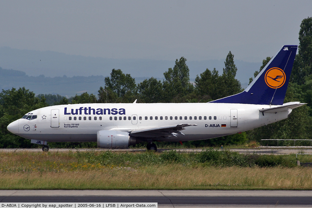 D-ABJA, 1991 Boeing 737-530 C/N 25270, taxi on bravo