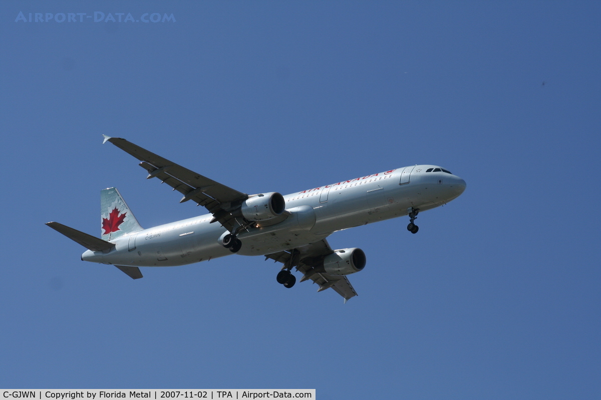 C-GJWN, 2002 Airbus A321-211 C/N 1783, Air Canada