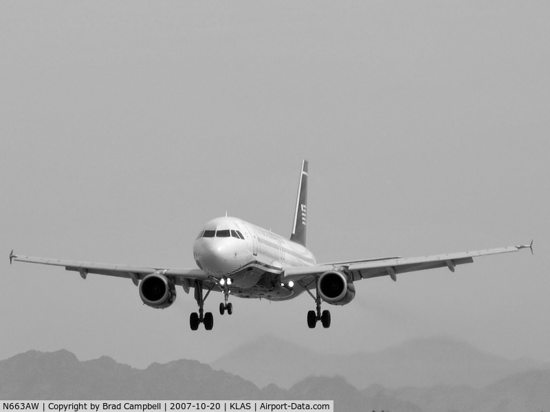 N663AW, 2001 Airbus A320-232 C/N 1419, US Airways / 2001 Airbus Industrie A320-232