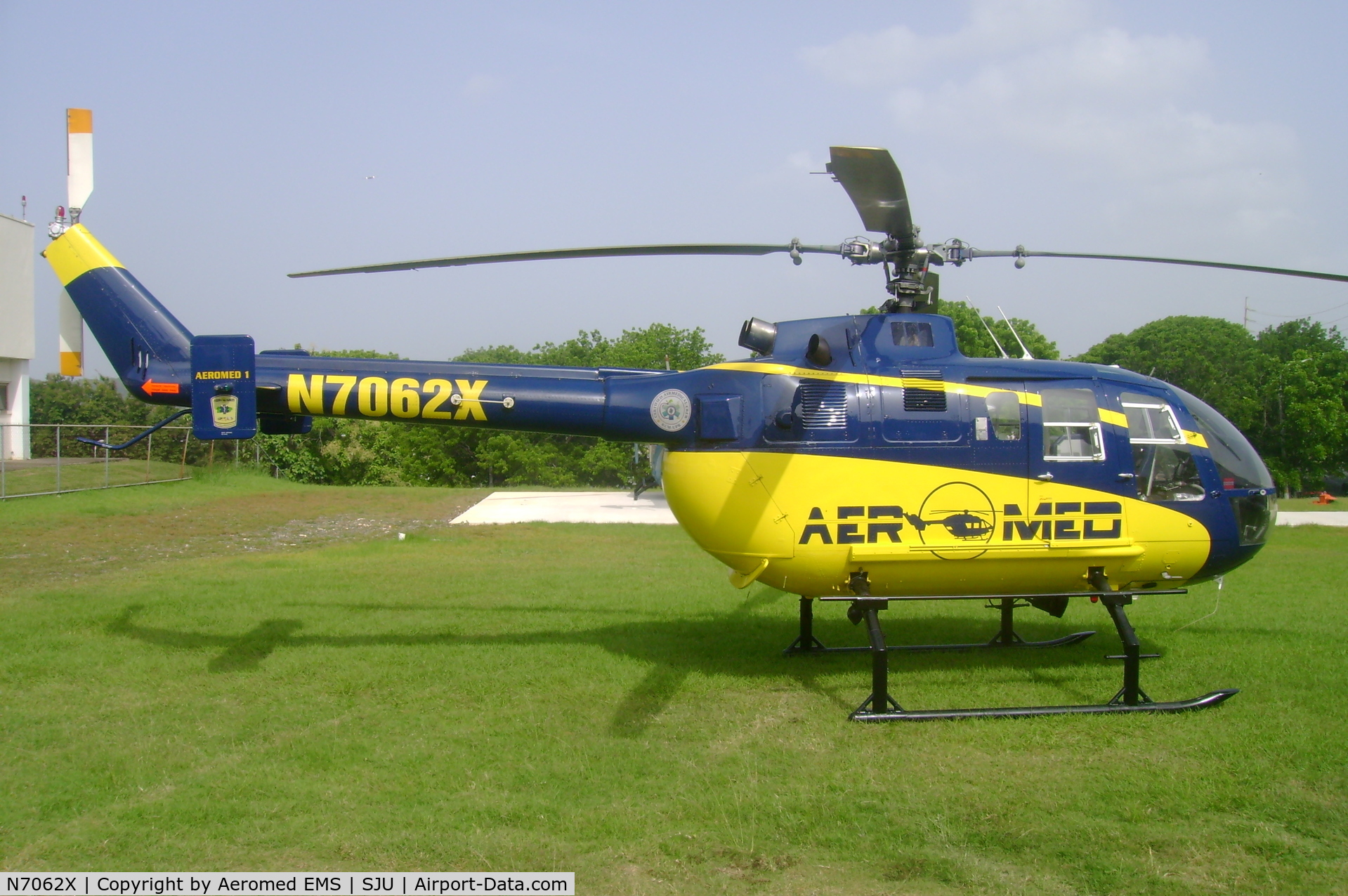 N7062X, MBB Bo-105CBS-5 C/N S-793, Aeromed Air Ambulance of Puerto Rico