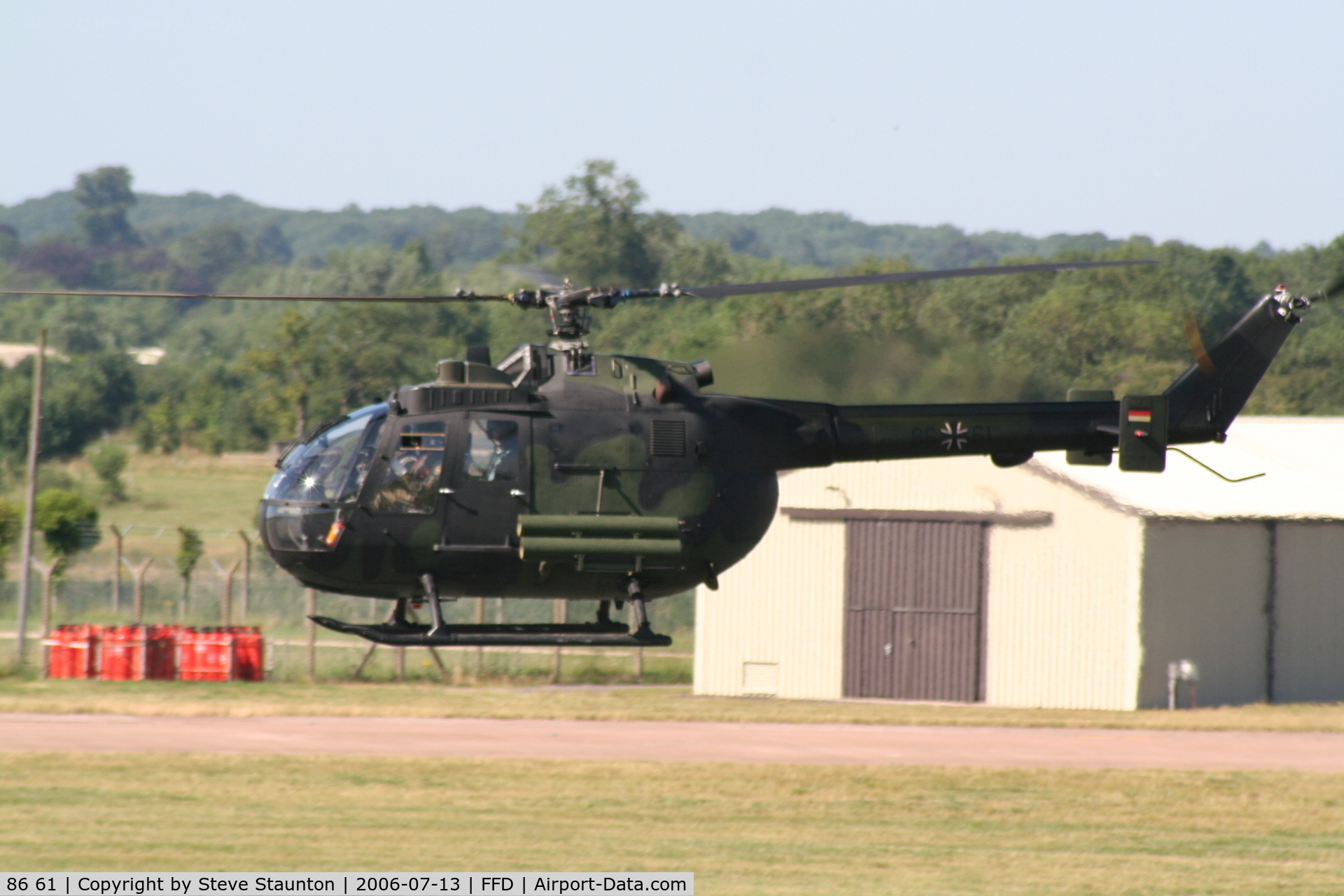 86 61, 1981 MBB Bo.105P C/N 6061, Royal International Air Tattoo 2006