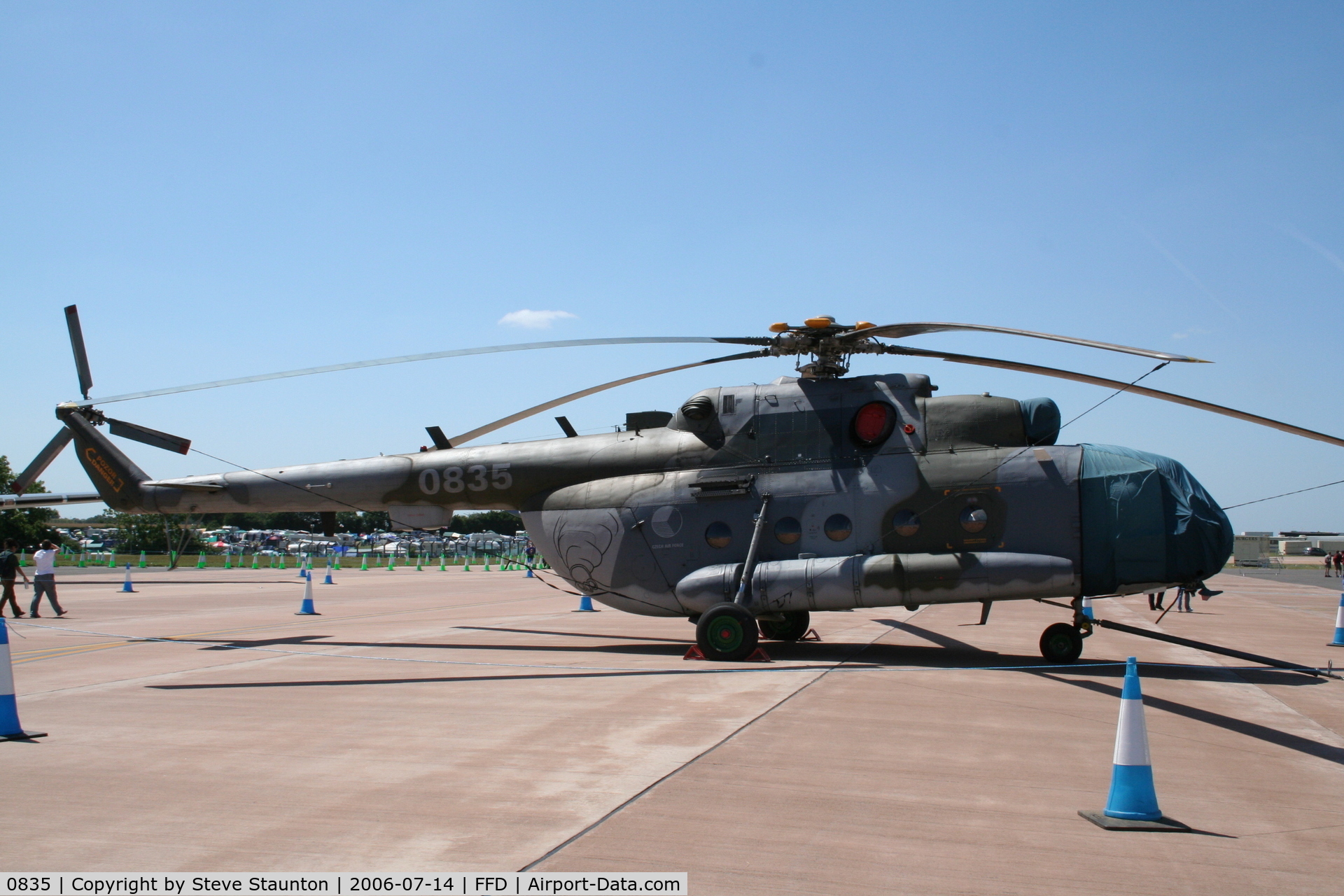 0835, Mil Mi-17 Hip C/N 108M35, Royal International Air Tattoo 2006