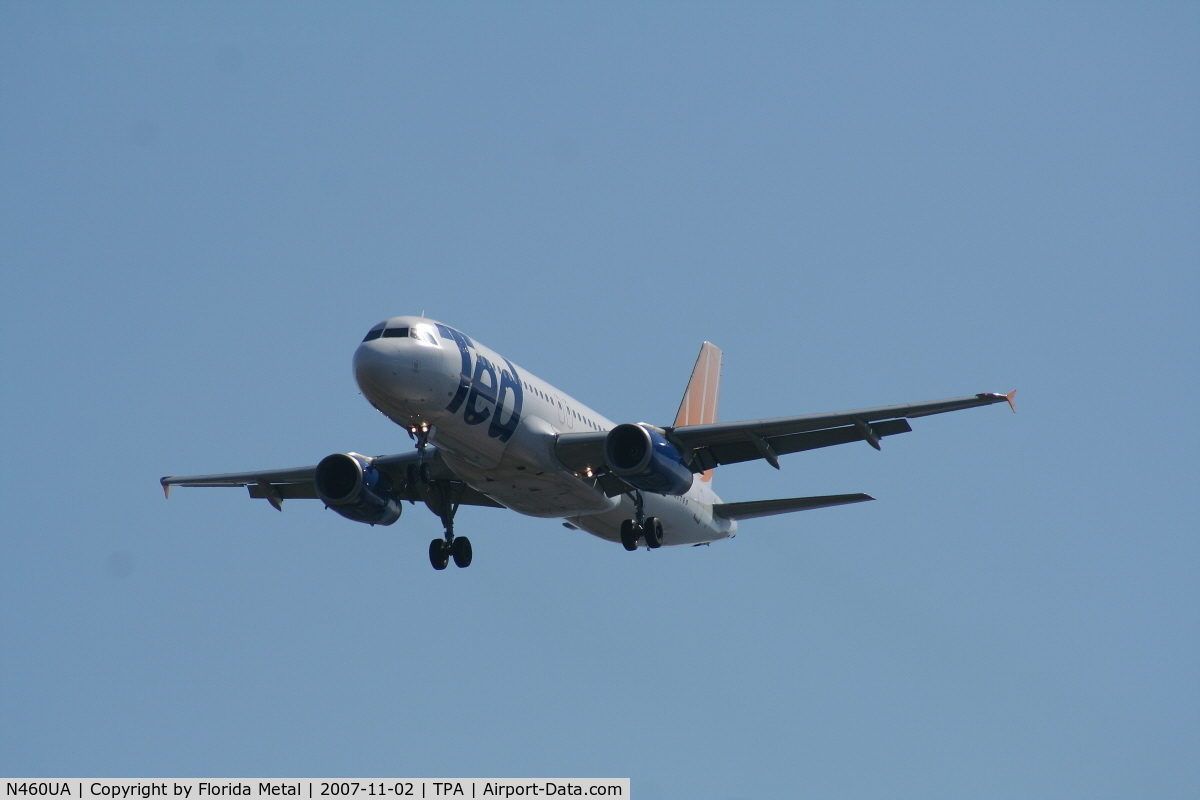 N460UA, 2000 Airbus A320-232 C/N 1248, Ted