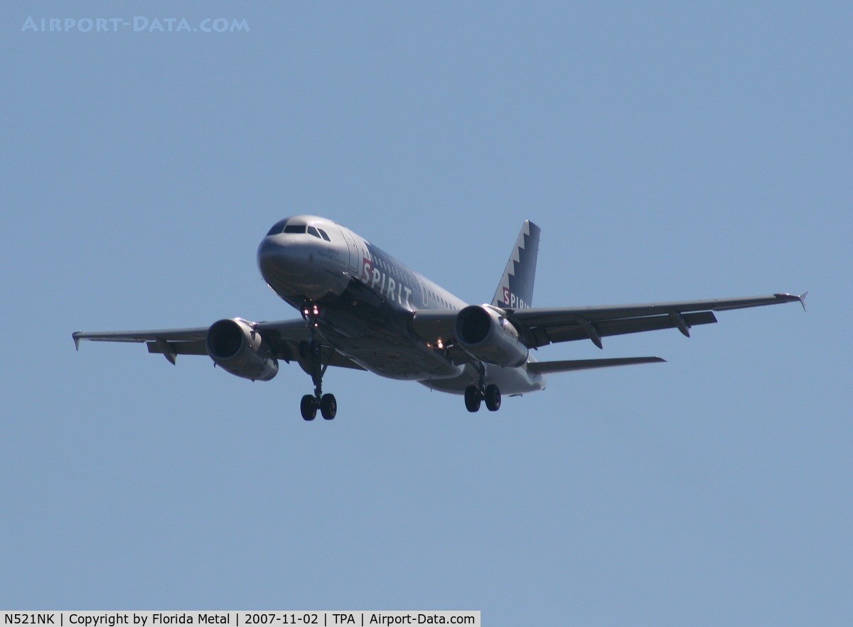 N521NK, 2006 Airbus A319-132 C/N 2797, spirit