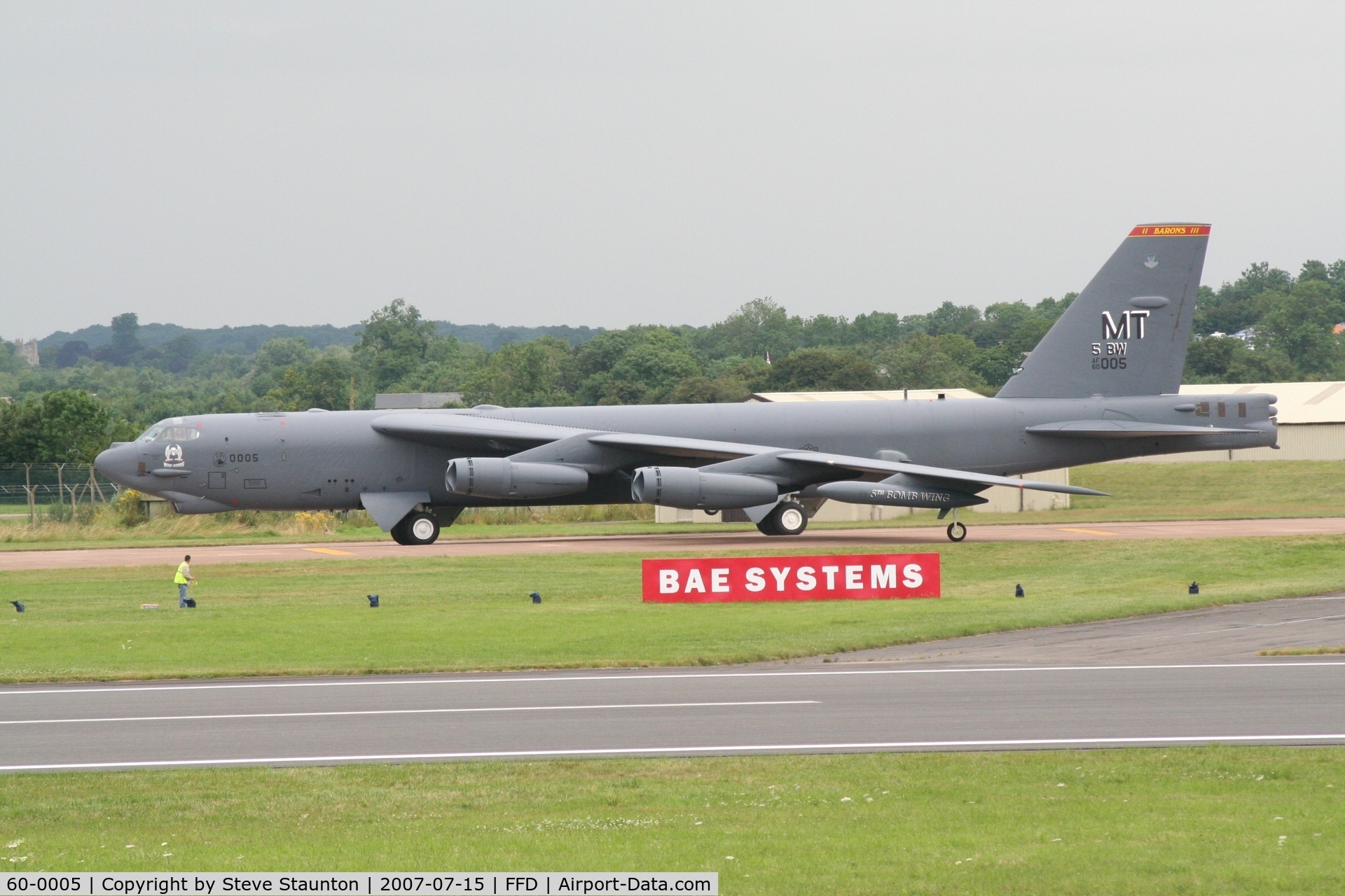 60-0005, 1960 Boeing B-52H Stratofortress C/N 464370, Royal International Air Tattoo 2007