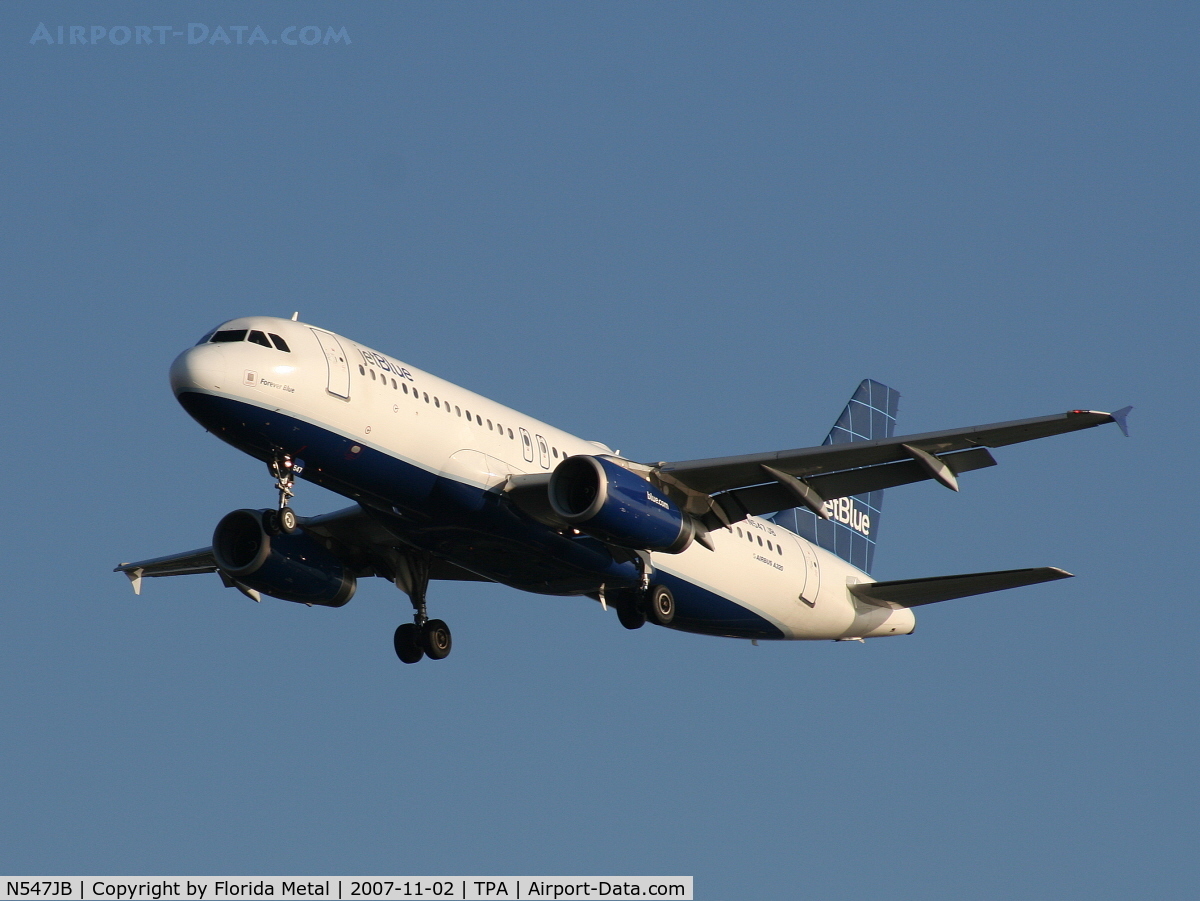 N547JB, 2002 Airbus A320-232 C/N 1849, Jet Blue