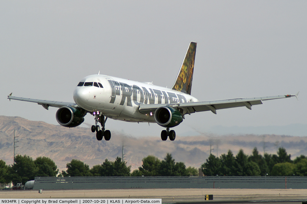 N934FR, 2004 Airbus A319-111 C/N 2287, Frontier Airlines / 2004 Airbus A319-111 - 'Lynx Cub'