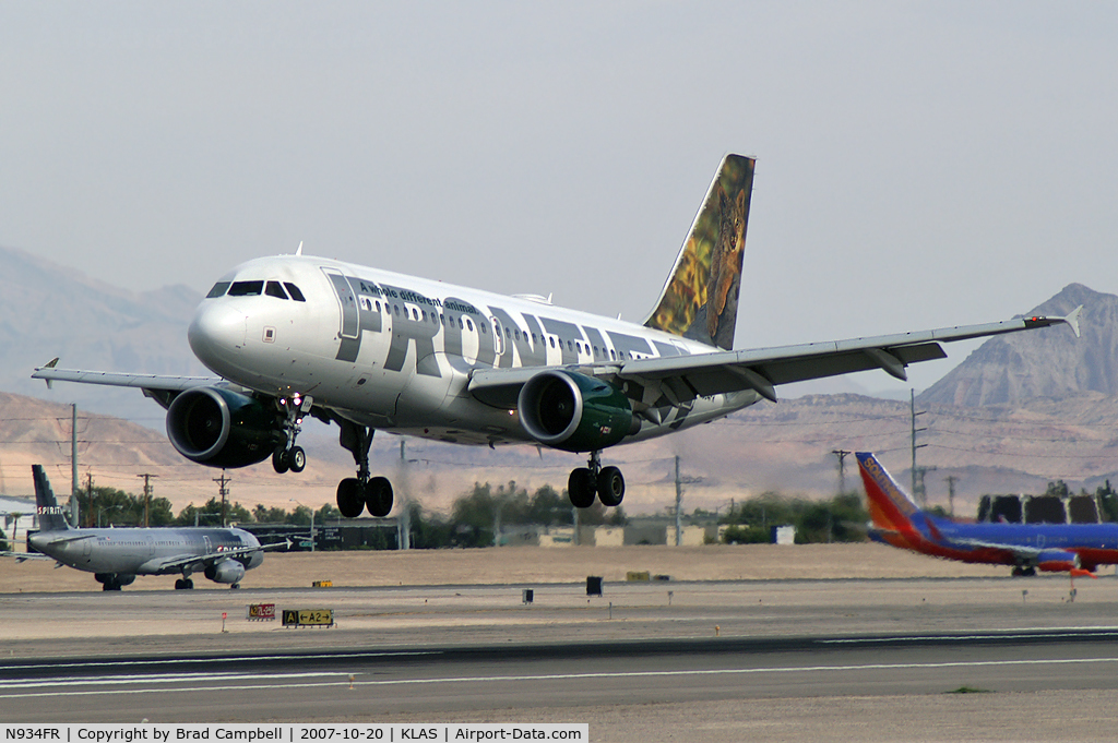N934FR, 2004 Airbus A319-111 C/N 2287, Frontier Airlines / 2004 Airbus A319-111 - 'Lynx Cub'