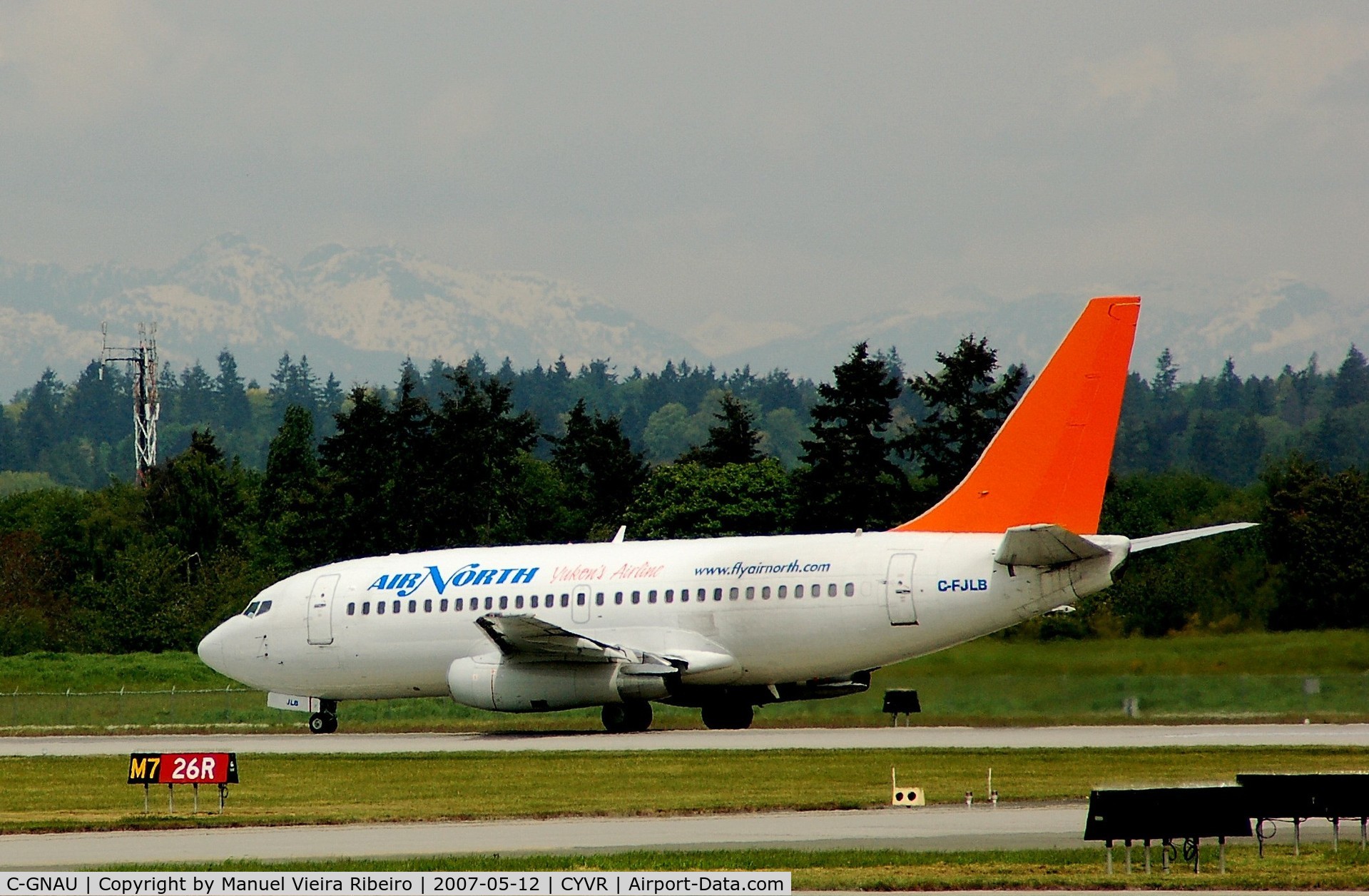 C-GNAU, 1979 Boeing 737-201 C/N 21817, before application of titles to tail fin,departure for Yellowknife