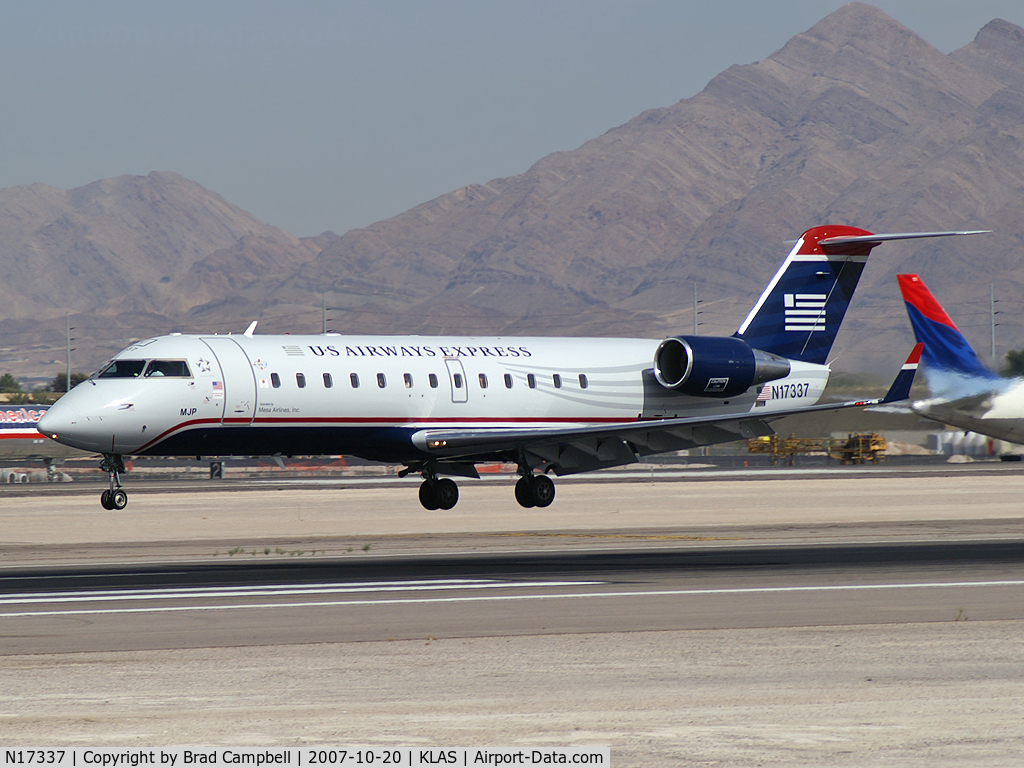 N17337, 1999 Bombardier CRJ-200LR (CL-600-2B19) C/N 7337, US Airways Express / 1999 Bombardier Inc CL-600-2B19