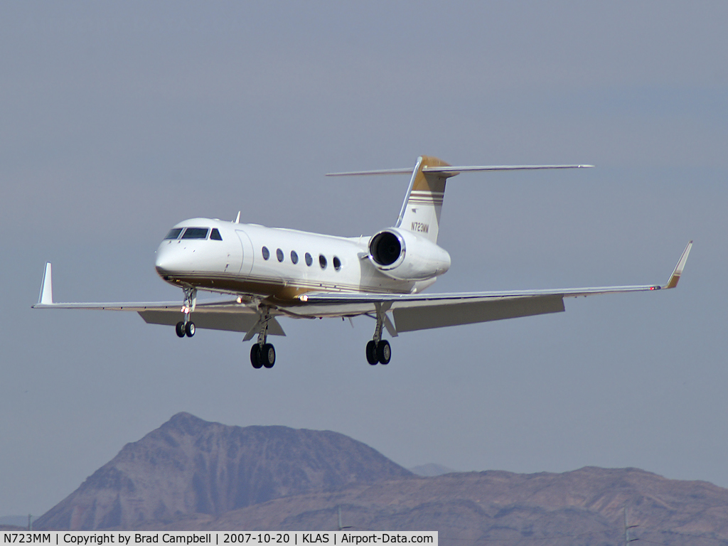 N723MM, 2007 Gulfstream Aerospace GIV-X (G350) C/N 4077, 350 Leasing Co. - Las Vegas, Nevada / 2007 Gulfstream Aerospace GIV-X (G350)