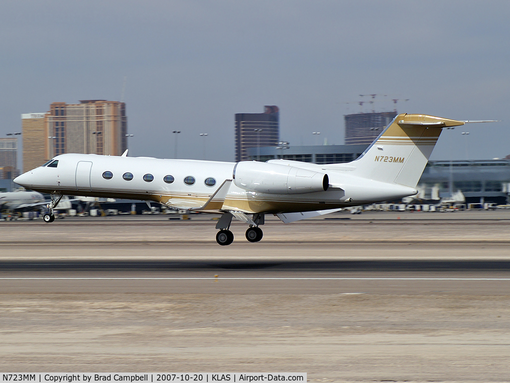 N723MM, 2007 Gulfstream Aerospace GIV-X (G350) C/N 4077, 350 Leasing Co. - Las Vegas, Nevada / 2007 Gulfstream Aerospace GIV-X (G350)