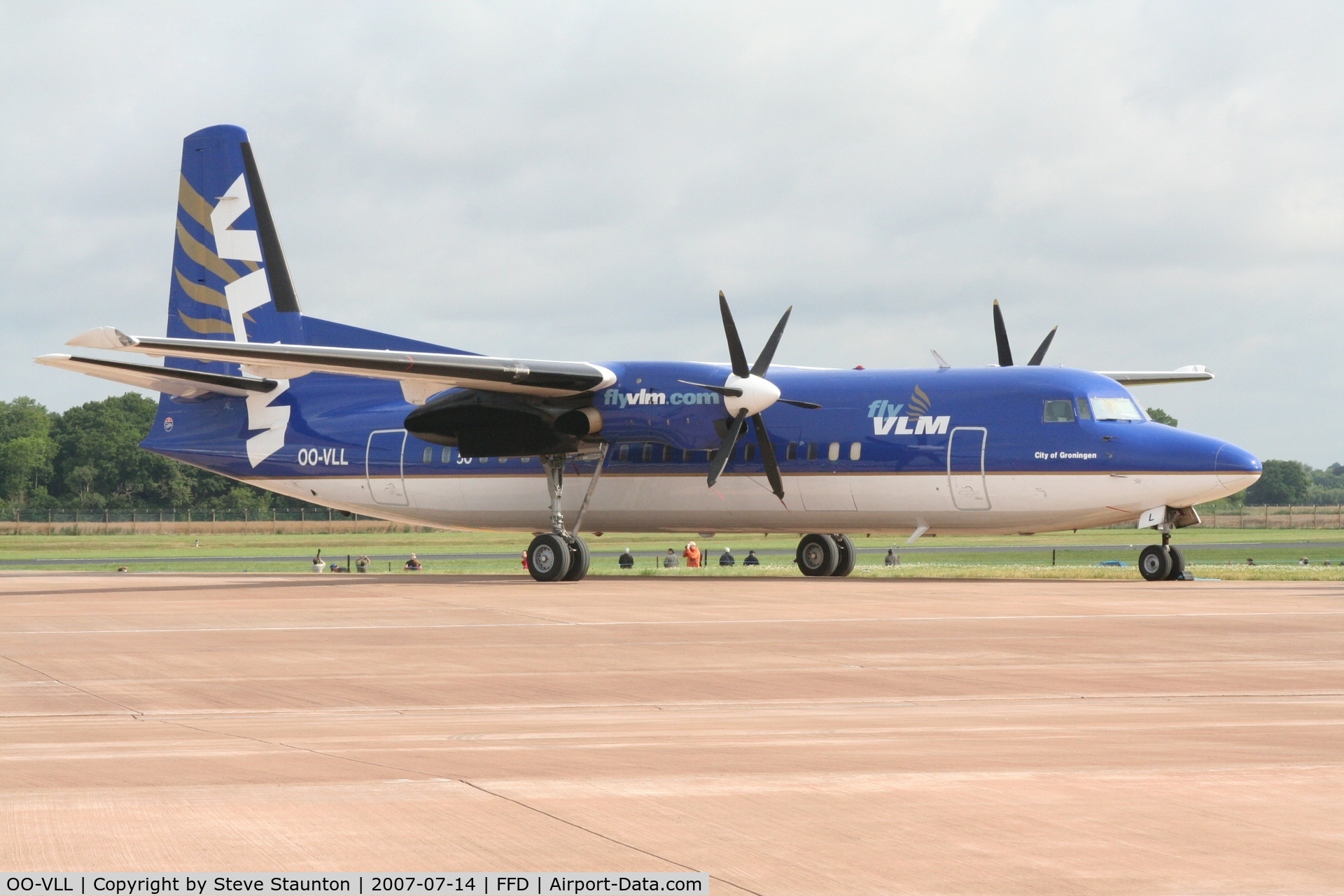 OO-VLL, 1989 Fokker 50 C/N 20144, Royal International Air Tattoo 2007