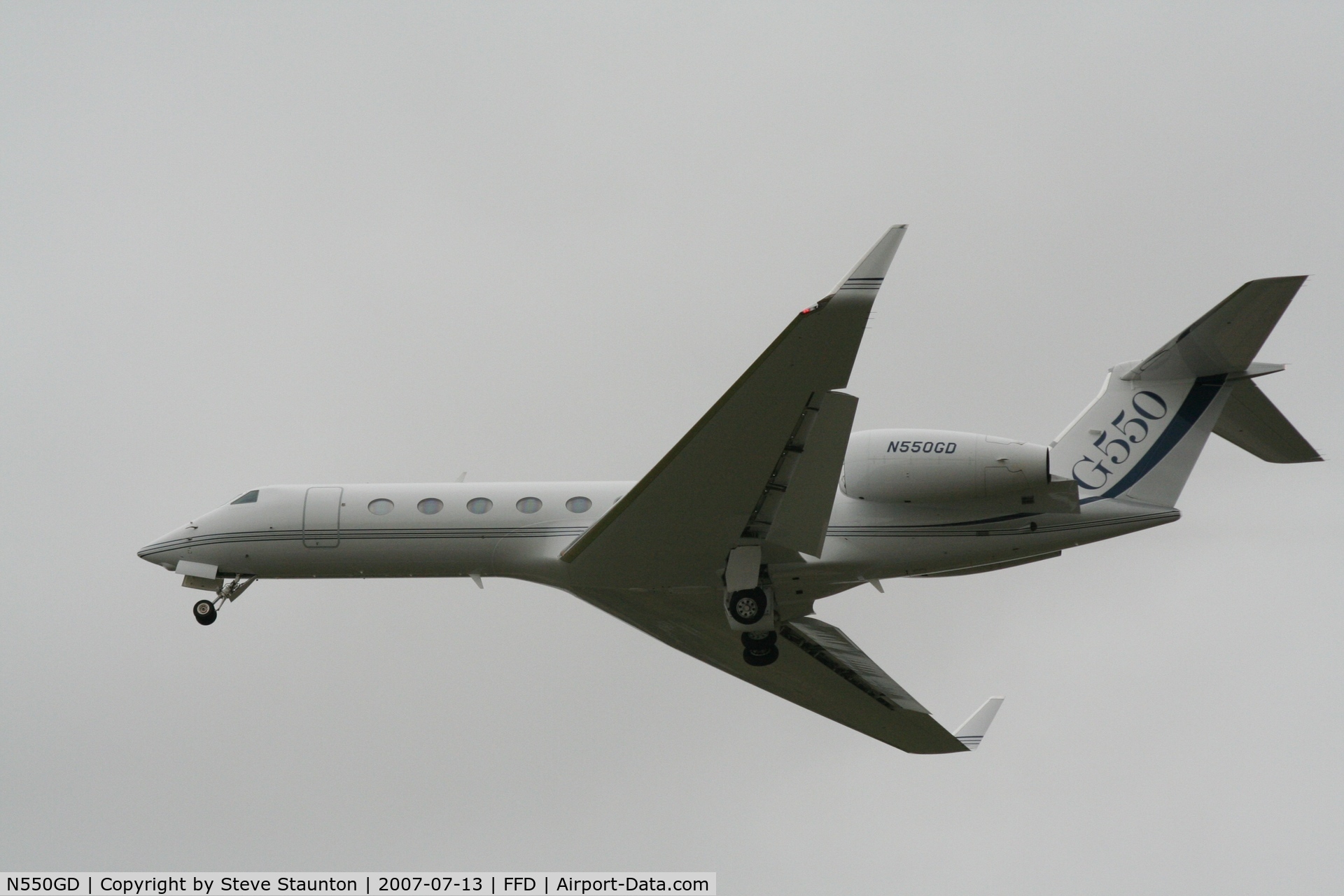 N550GD, 2008 Gulfstream Aerospace GV-SP (G550) C/N 5184, Royal International Air Tattoo 2007
