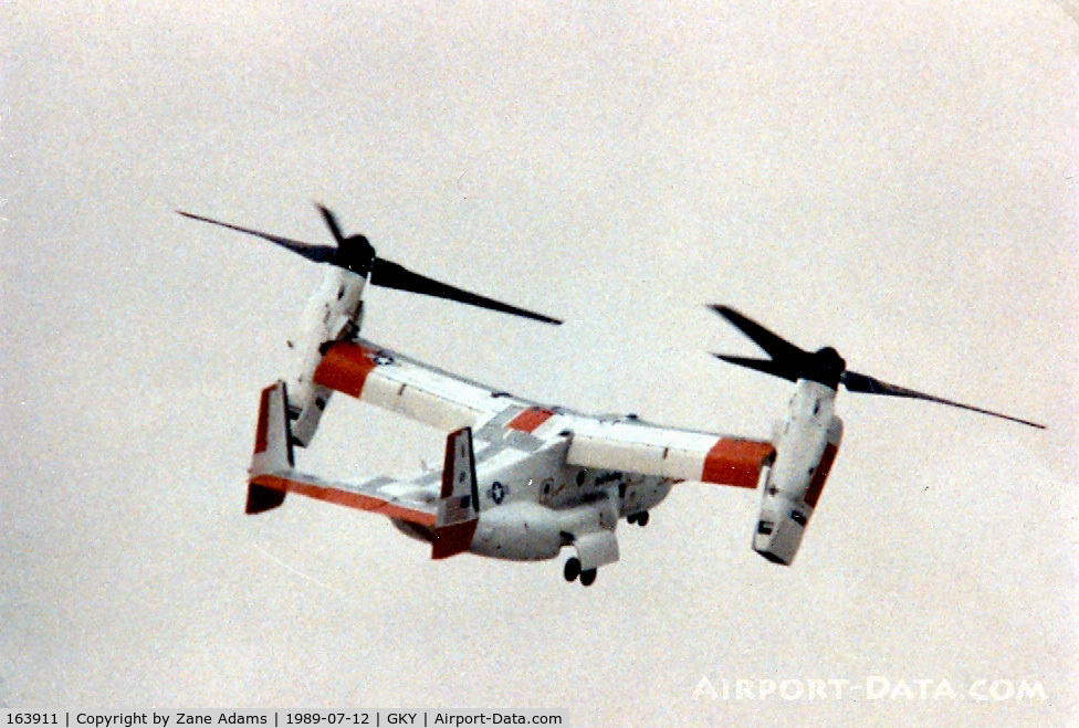 163911, 1989 Bell-Boeing V-22A Osprey C/N 90001, V-22 Ship One at Bell Test Flight, Arlington, Texas