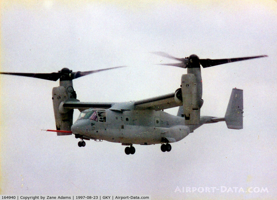 164940, 1997 Bell-Boeing MV-22B Osprey C/N D0008, V-22 Ship Eight at Bell Test Flight Arlington, Texas