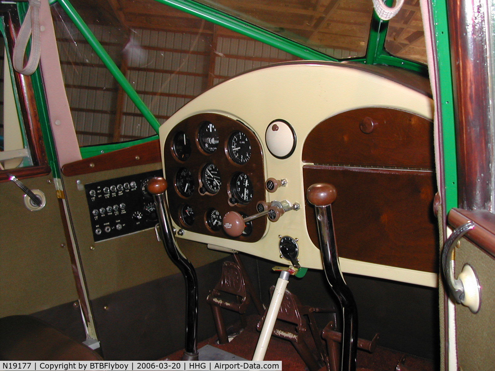 N19177, 1938 Fairchild 24 J C/N 3501, Restored instrument panel on N19177, very original