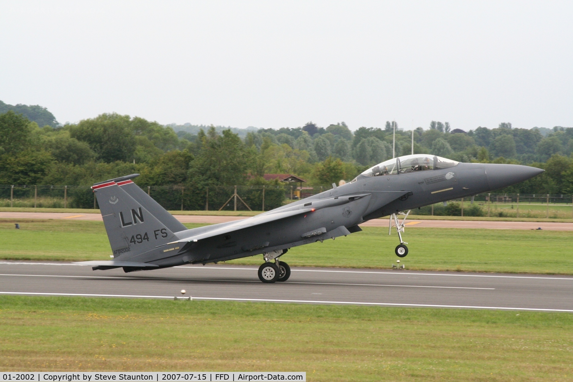 01-2002, 2001 McDonnell Douglas F-15E Strike Eagle C/N 1373/E234, Royal International Air Tattoo 2007