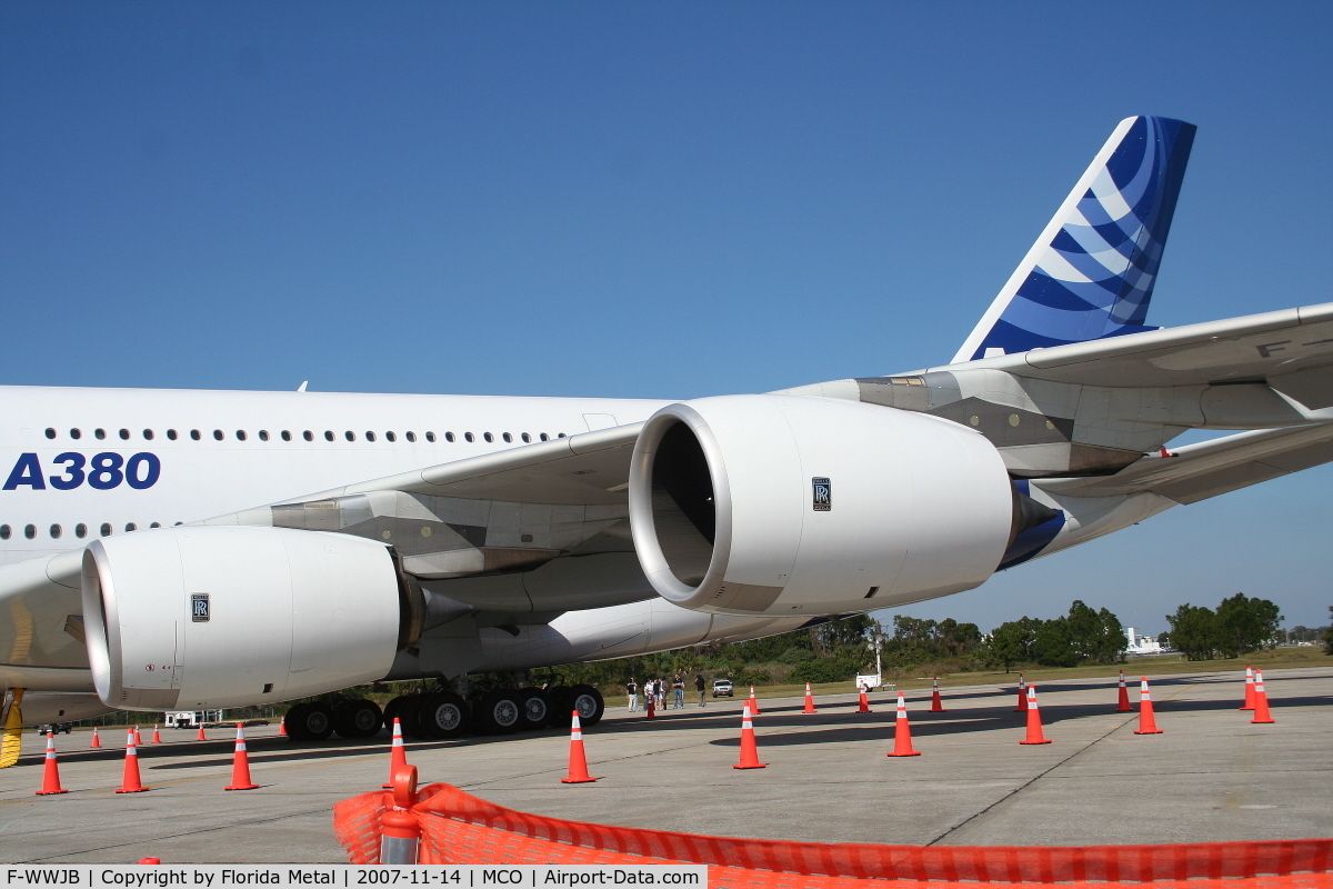 F-WWJB, 2006 Airbus A380-861 C/N 007, A380 giant engines